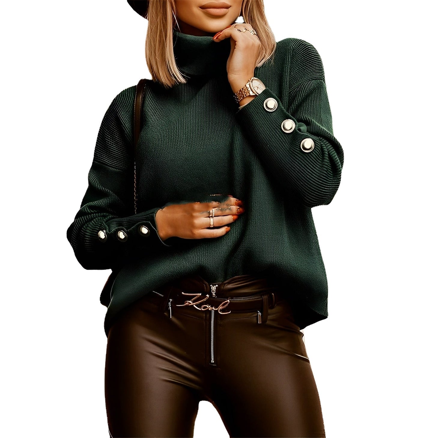 Wool sweater for a warm winter