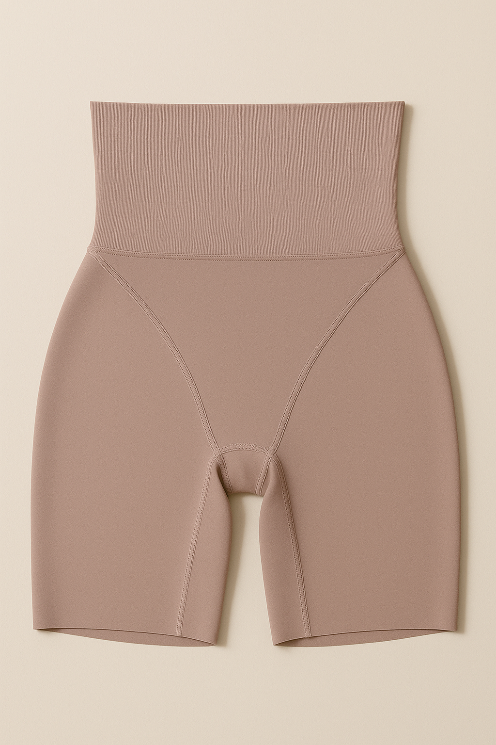 Shaping shorts that slim Zaprada's waist.