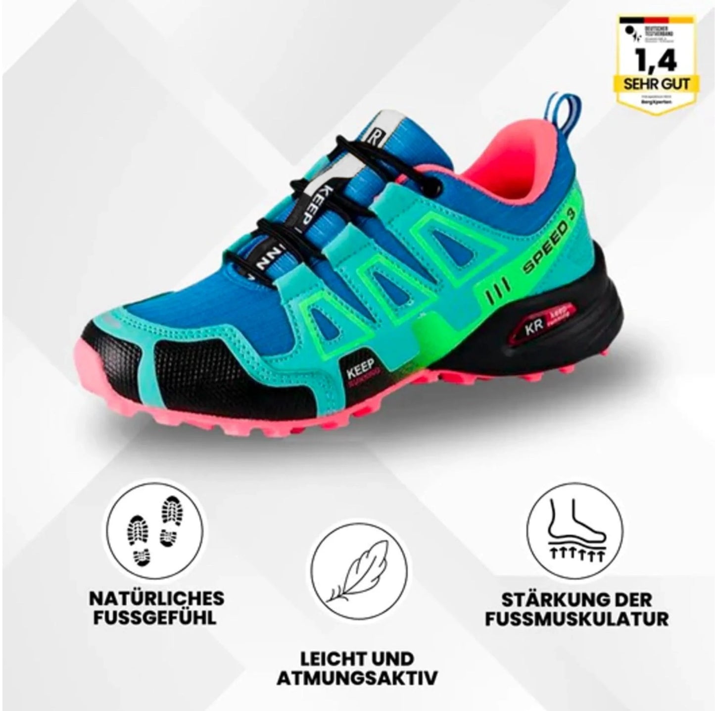 OrthoTrekking - calzado ergonómico para trekking y senderismo que alivia el dolor