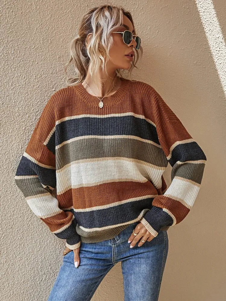 Striped sweater - Trendy fashion for a casual look