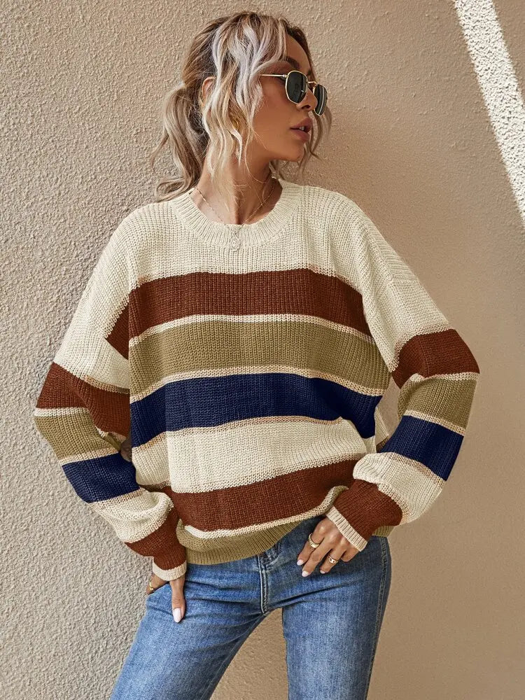 Striped sweater - Trendy fashion for a casual look