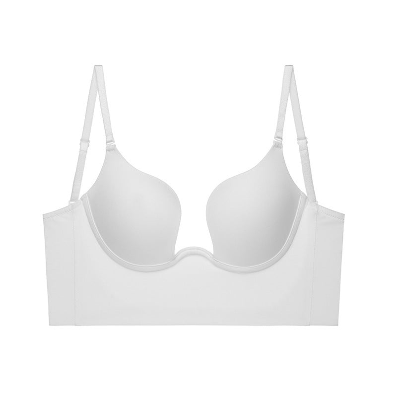 Multiway Push-Up Bra with Open Back, Deep V Cup, and Underwire