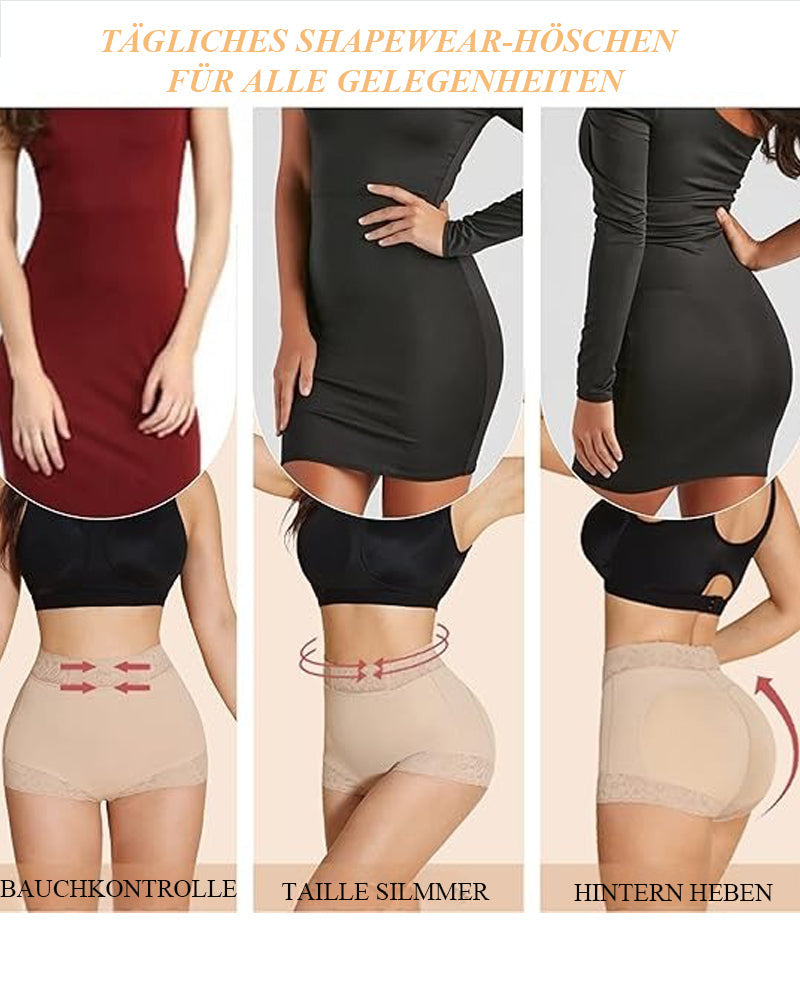 Zaprada Classic Braguitas Esculpir Mujer con Encaje Po-Lifter Braguitas Alisar BarrigaSeamless Lace Tummy Control Shapewear High Waist Compression Thong Panties Underwear