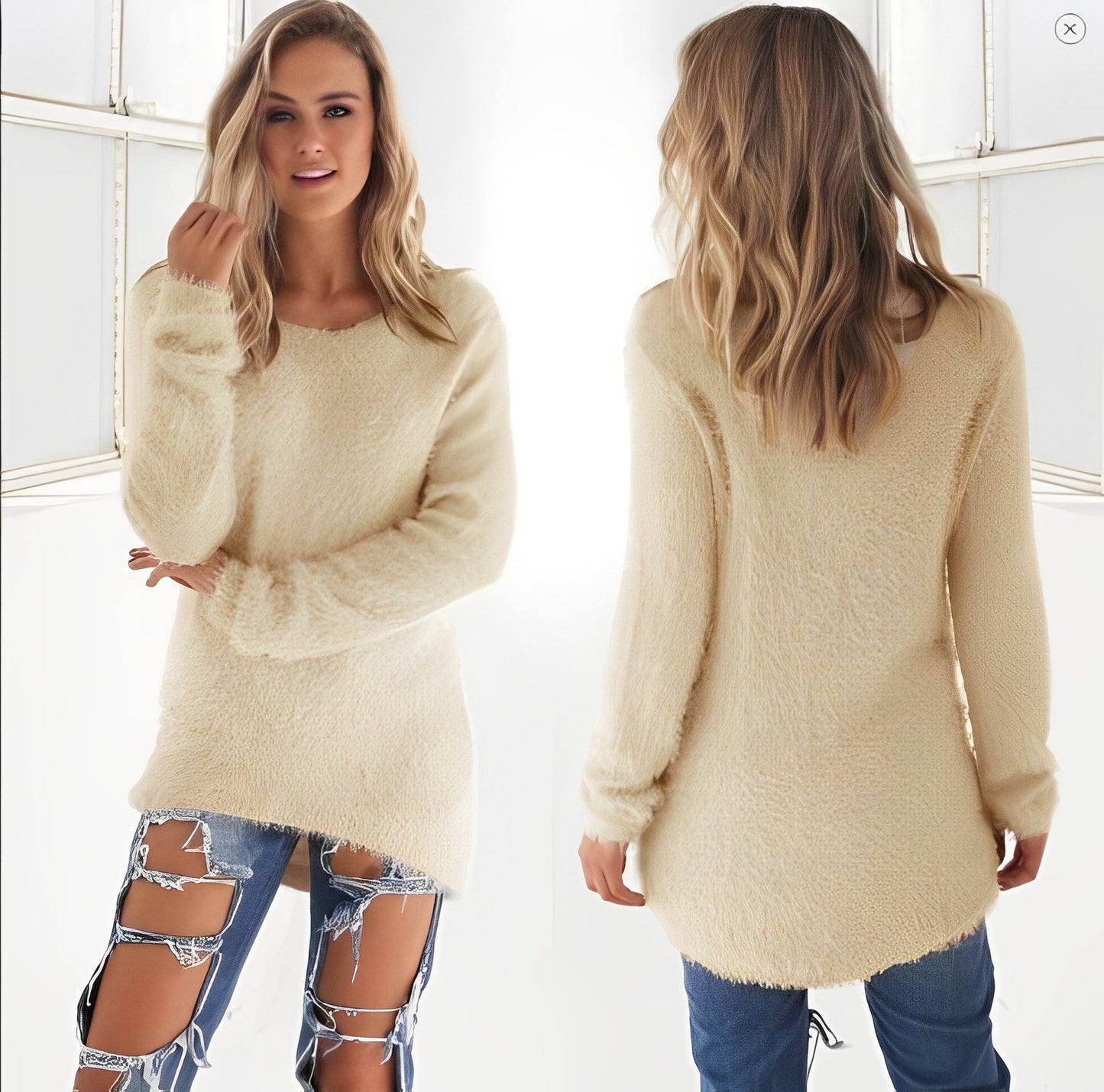 Casual Sweater - Soft and Warm - Comfortable Clothing