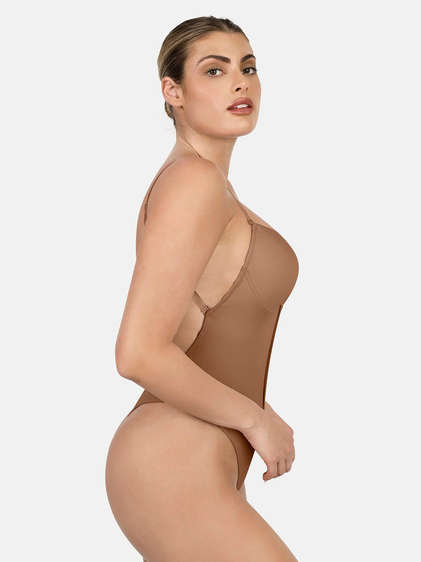 The ideal bodysuit for a chic, feminine look that enhances natural curves.