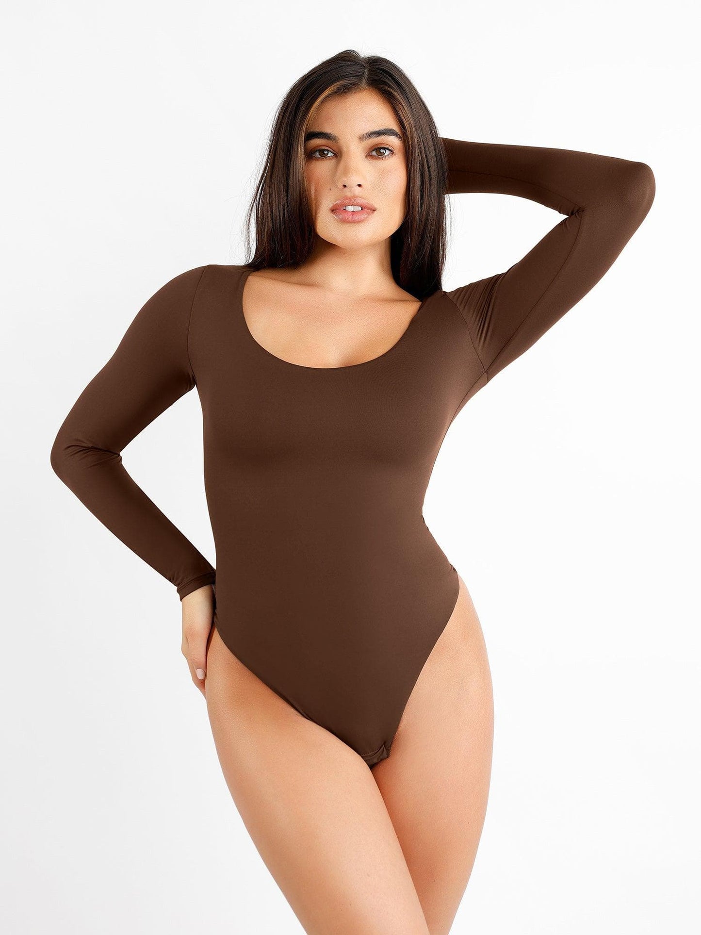 CloudSense Shapewear scoop-neck sculpting bodysuit