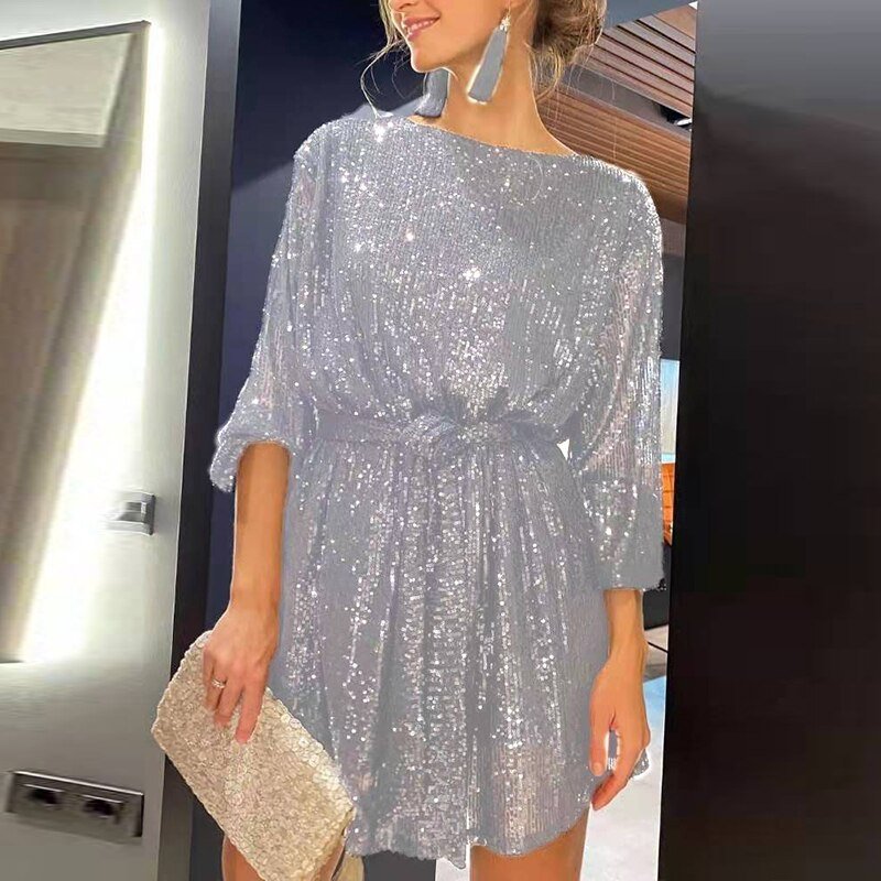 Zaprada Short, flowing evening dress