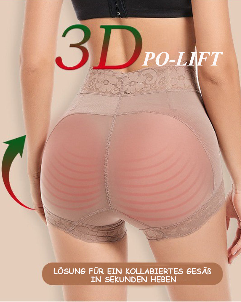 Zaprada Classic Braguitas Esculpir Mujer con Encaje Po-Lifter Braguitas Alisar BarrigaSeamless Lace Tummy Control Shapewear High Waist Compression Thong Panties Underwear