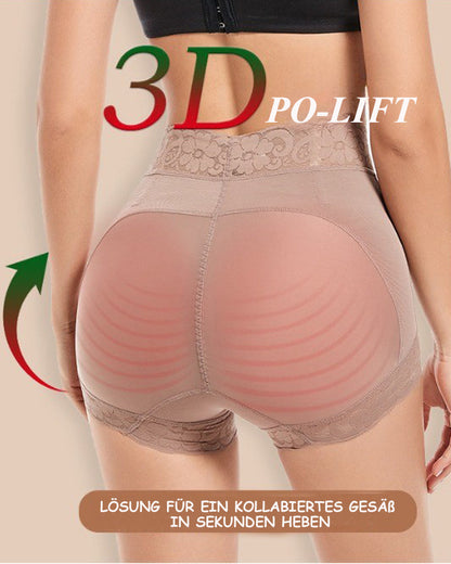 Zaprada Classic Braguitas Esculpir Mujer con Encaje Po-Lifter Braguitas Alisar BarrigaSeamless Lace Tummy Control Shapewear High Waist Compression Thong Panties Underwear