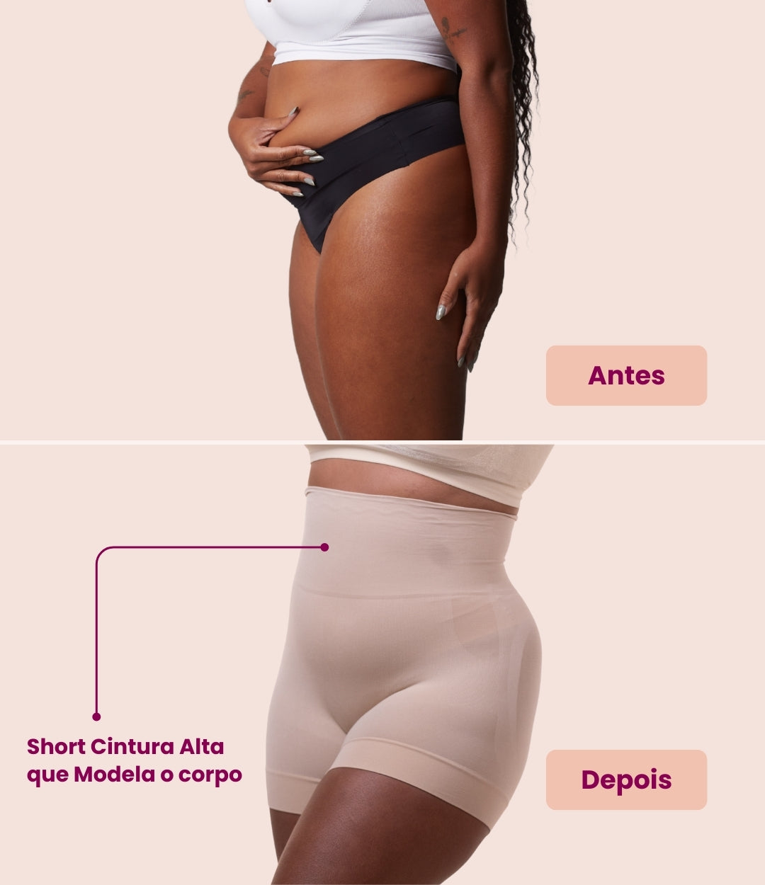 Mid Shaper Short Pantalon - Medium with Silicone