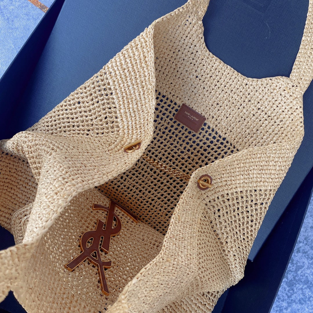BAG ICARE IN RAFFIA