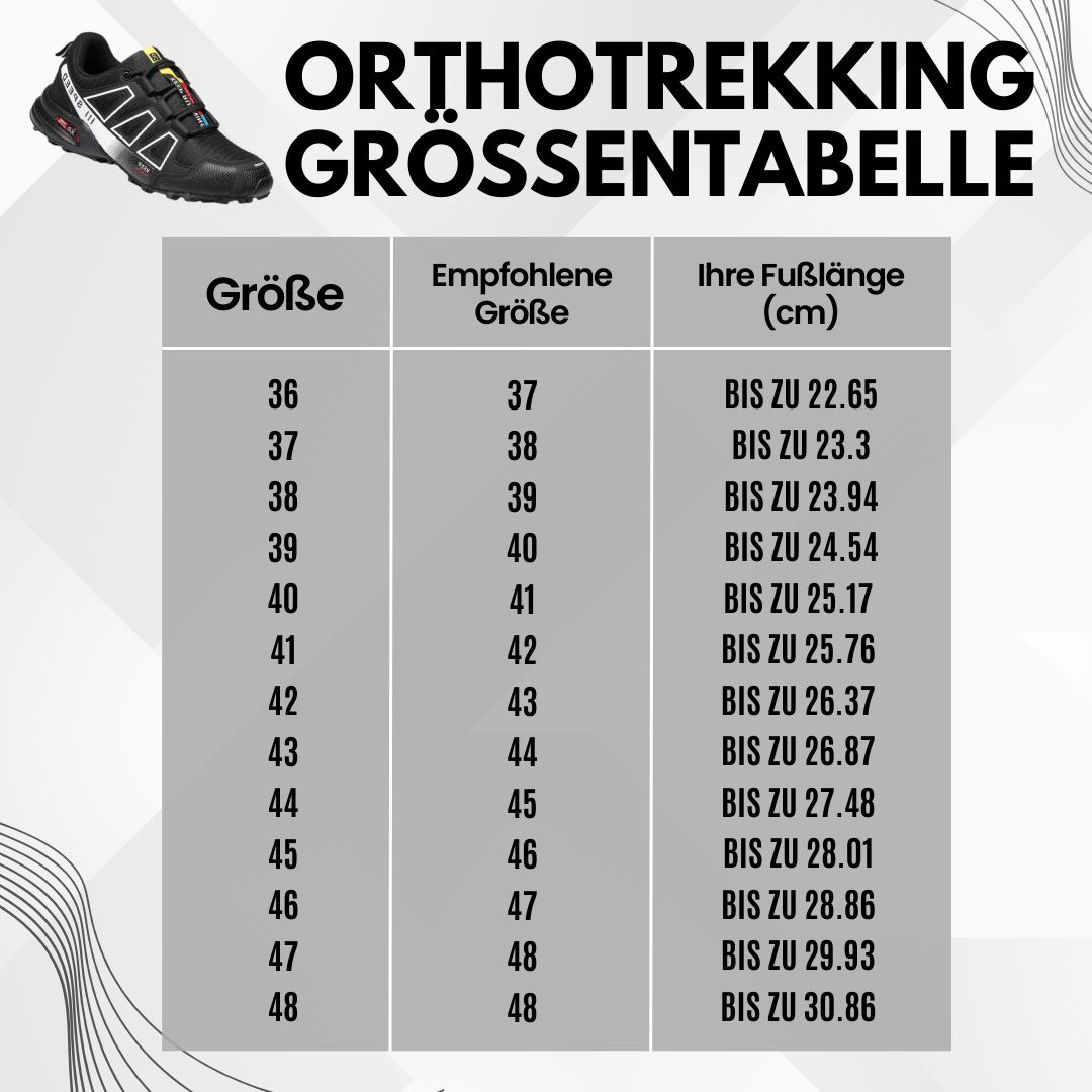 OrthoTrekking - calzado ergonómico para trekking y senderismo que alivia el dolor