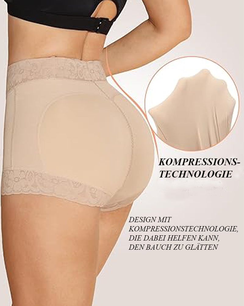 Zaprada Classic Braguitas Esculpir Mujer con Encaje Po-Lifter Braguitas Alisar BarrigaSeamless Lace Tummy Control Shapewear High Waist Compression Thong Panties Underwear