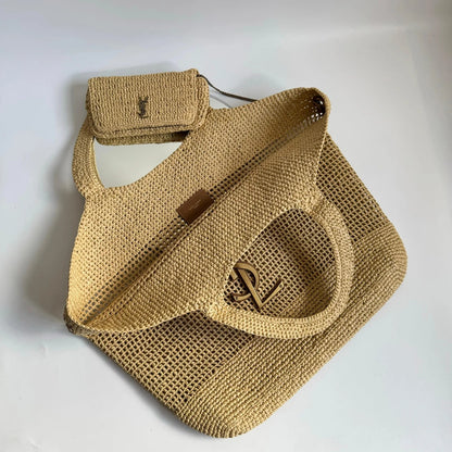 BAG ICARE IN RAFFIA