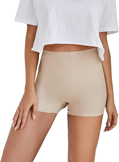 Seamless, non-slip elastic briefs Boyshorts