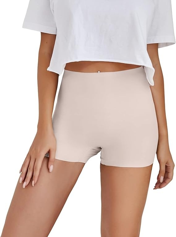 Seamless, non-slip elastic briefs Boyshorts