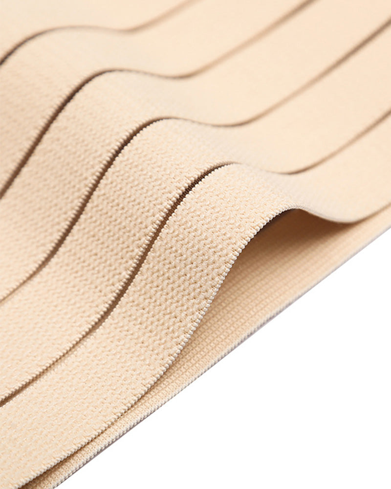 Breathable seamless high-waisted elastic thong sculpting underwear