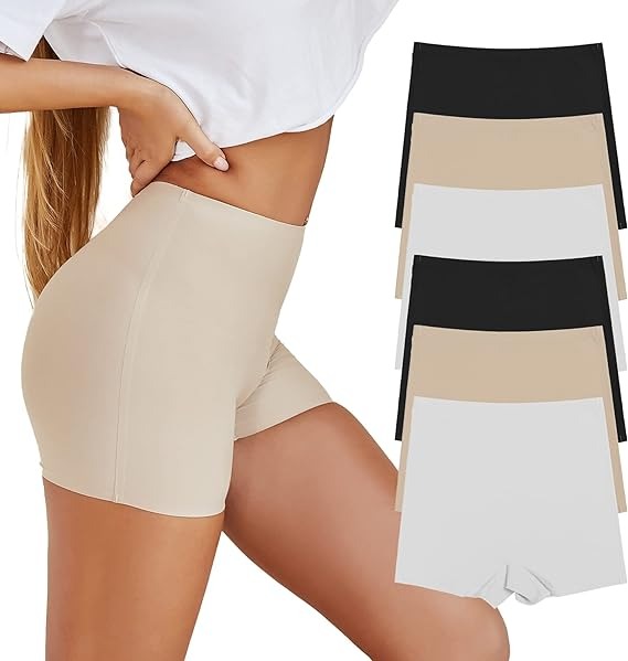 Seamless, non-slip elastic briefs Boyshorts