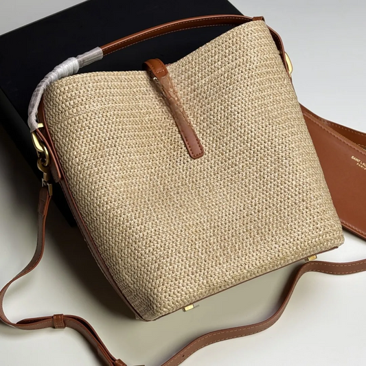 BUCKET RAFFIA MEDIUM