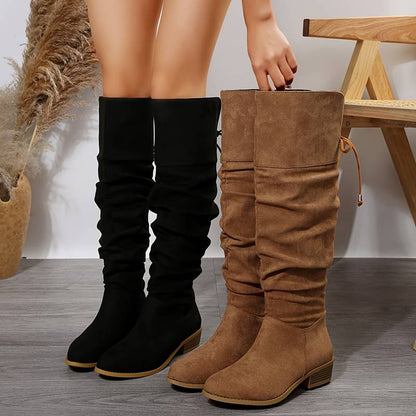 Bottes Daim Marron Milady