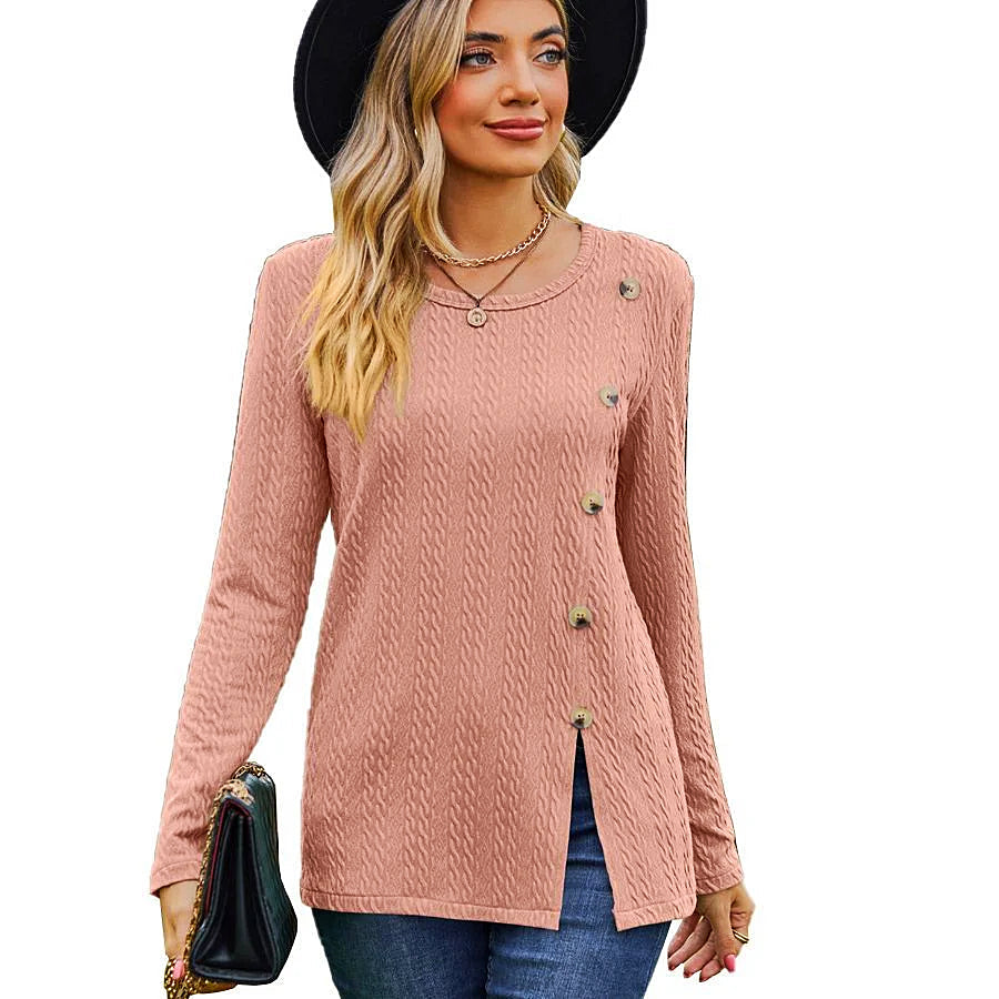 Pull-over en tricot - Élégant et tendance - Manches longues - Mode féminine chic
