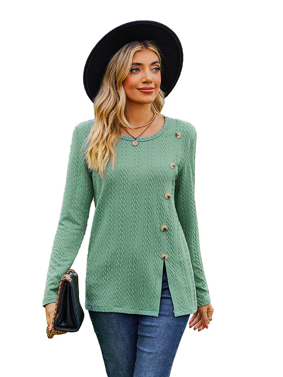 Pull-over en tricot - Élégant et tendance - Manches longues - Mode féminine chic