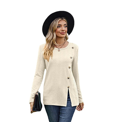 Pull-over en tricot - Élégant et tendance - Manches longues - Mode féminine chic