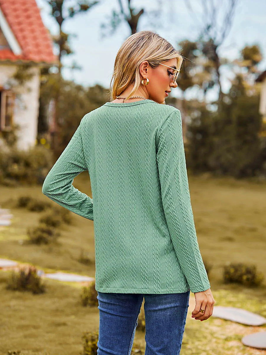 Pull-over en tricot - Élégant et tendance - Manches longues - Mode féminine chic
