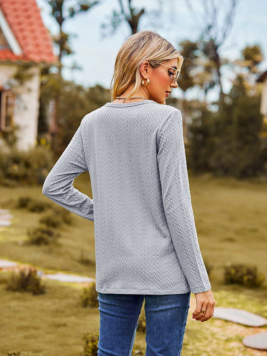 Pull-over en tricot - Élégant et tendance - Manches longues - Mode féminine chic