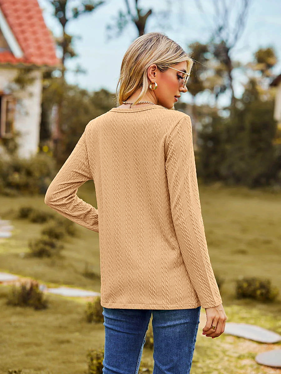 Pull-over en tricot - Élégant et tendance - Manches longues - Mode féminine chic