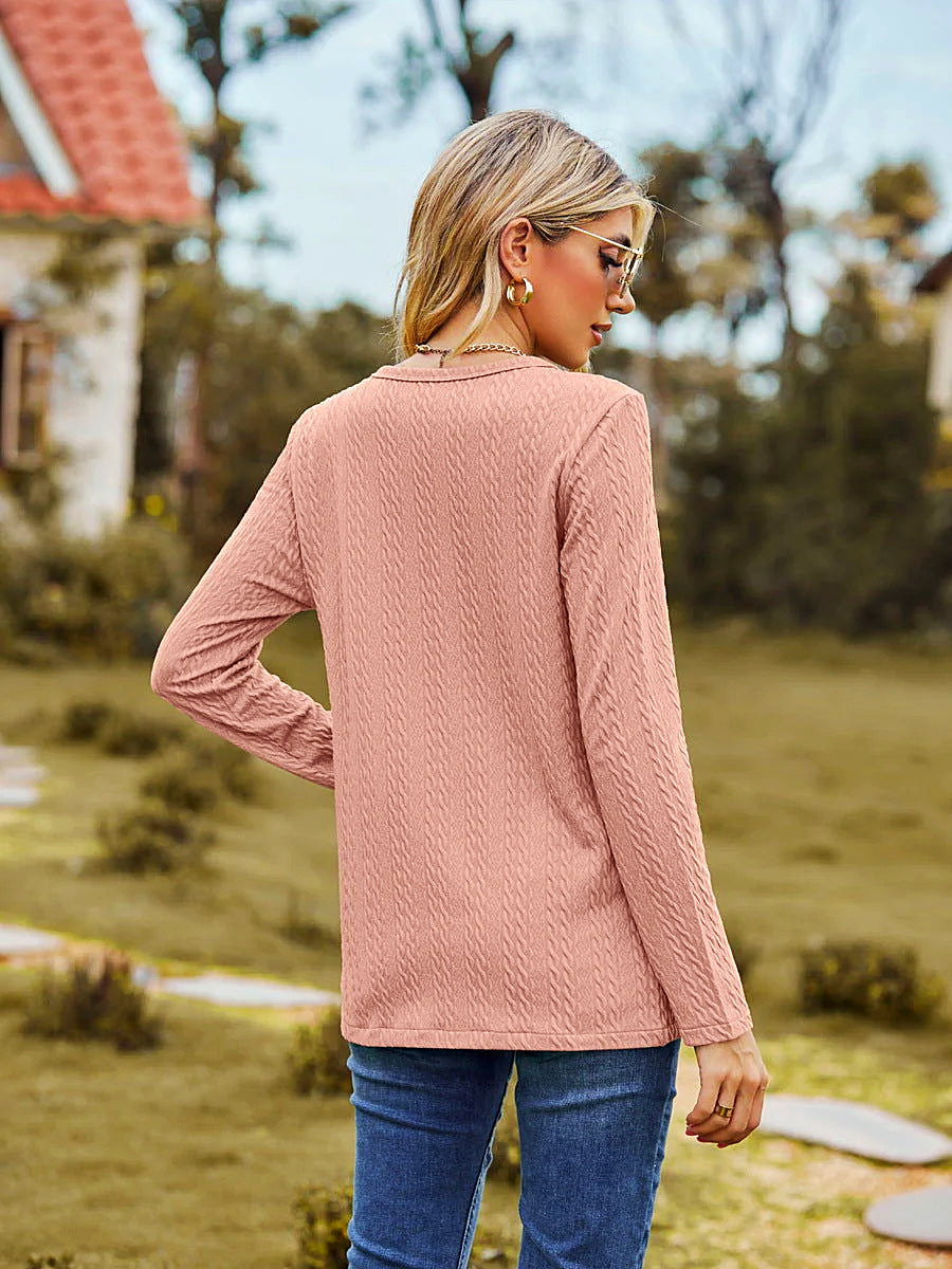 Pull-over en tricot - Élégant et tendance - Manches longues - Mode féminine chic