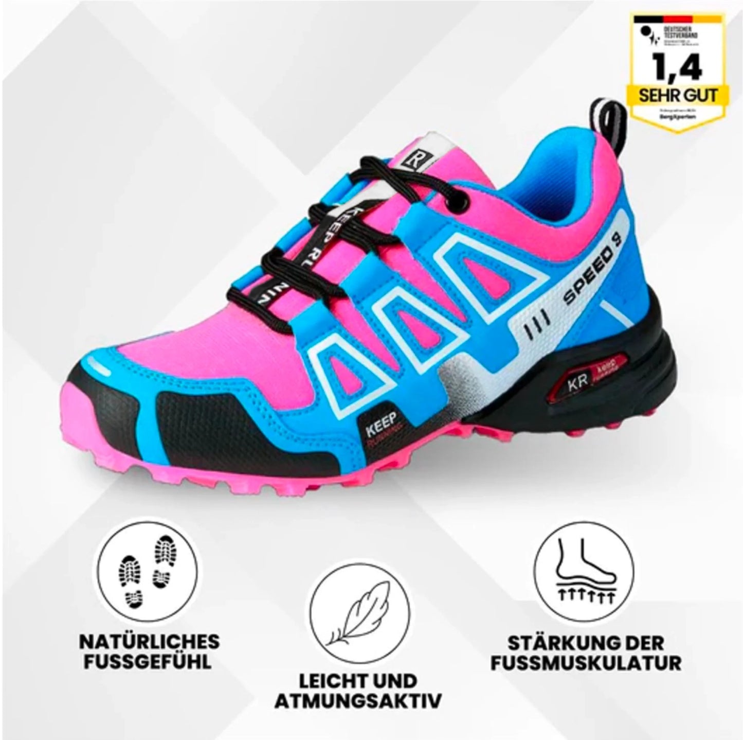 OrthoTrekking - calzado ergonómico para trekking y senderismo que alivia el dolor