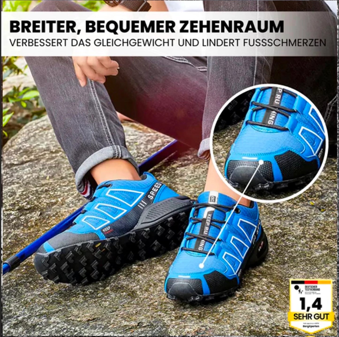 OrthoTrekking - calzado ergonómico para trekking y senderismo que alivia el dolor