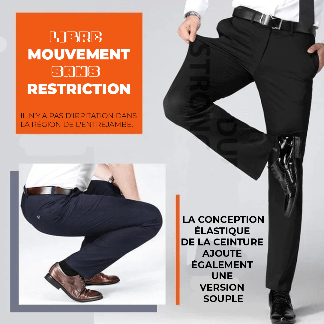 kylian｜Pantalons classiques pour homme à haute élasticité