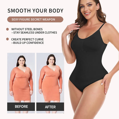 Maillot de corps femme Contrôle du ventre Shapewear amincissant Butt Lift Seamless Sculpture Thong Shaper Body Tops Corset