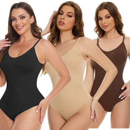 Maillot de corps femme Contrôle du ventre Shapewear amincissant Butt Lift Seamless Sculpture Thong Shaper Body Tops Corset