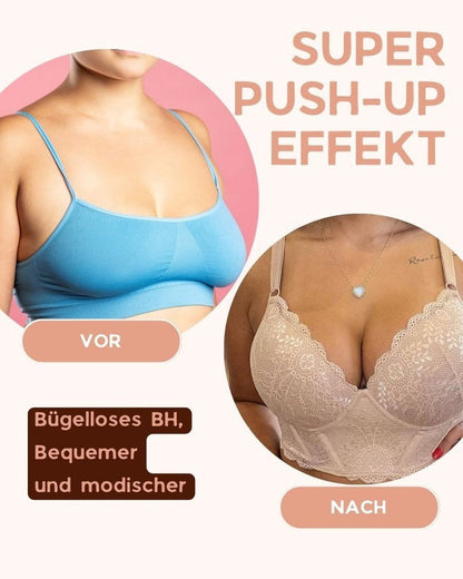 "Sostén Push Up Aumentador con Encaje - Diseño Moldeador para Mujer"