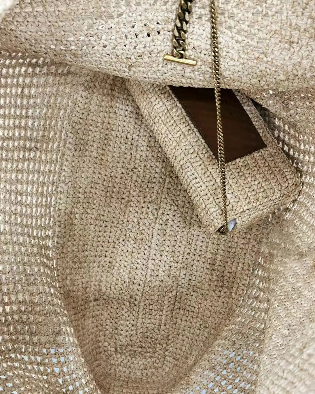 BAG ICARE IN RAFFIA