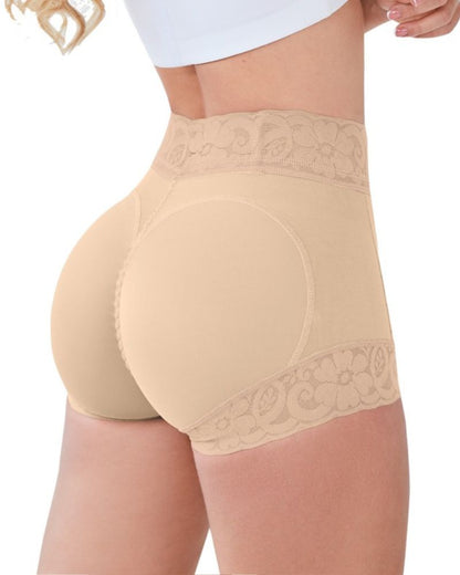 Zaprada Classic Braguitas Esculpir Mujer con Encaje Po-Lifter Braguitas Alisar BarrigaSeamless Lace Tummy Control Shapewear High Waist Compression Thong Panties Underwear