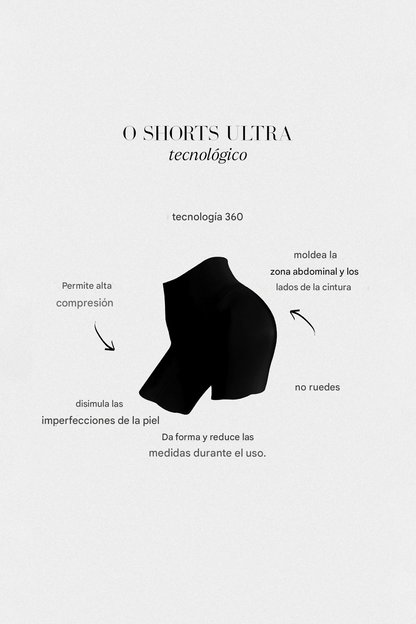 Shaping shorts that slim Zaprada's waist.