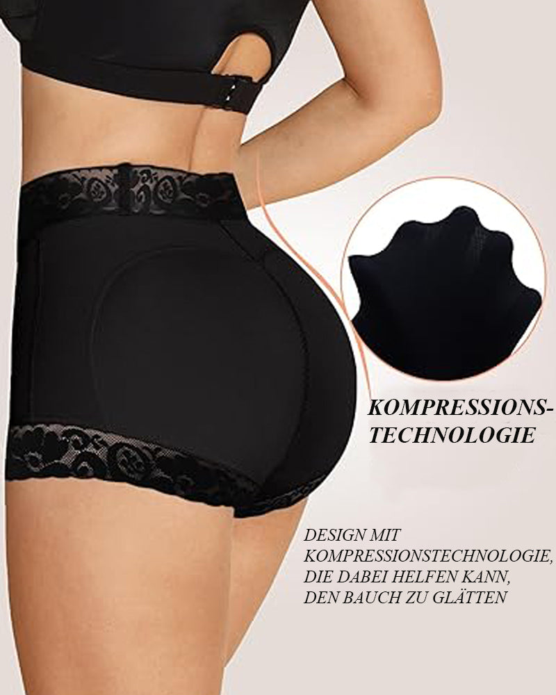 Zaprada Classic Braguitas Esculpir Mujer con Encaje Po-Lifter Braguitas Alisar BarrigaSeamless Lace Tummy Control Shapewear High Waist Compression Thong Panties Underwear