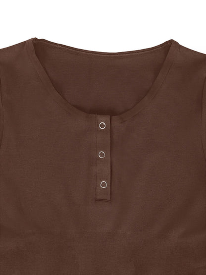 Body Zaprada à manches longues en modal sans coutures Shapewear