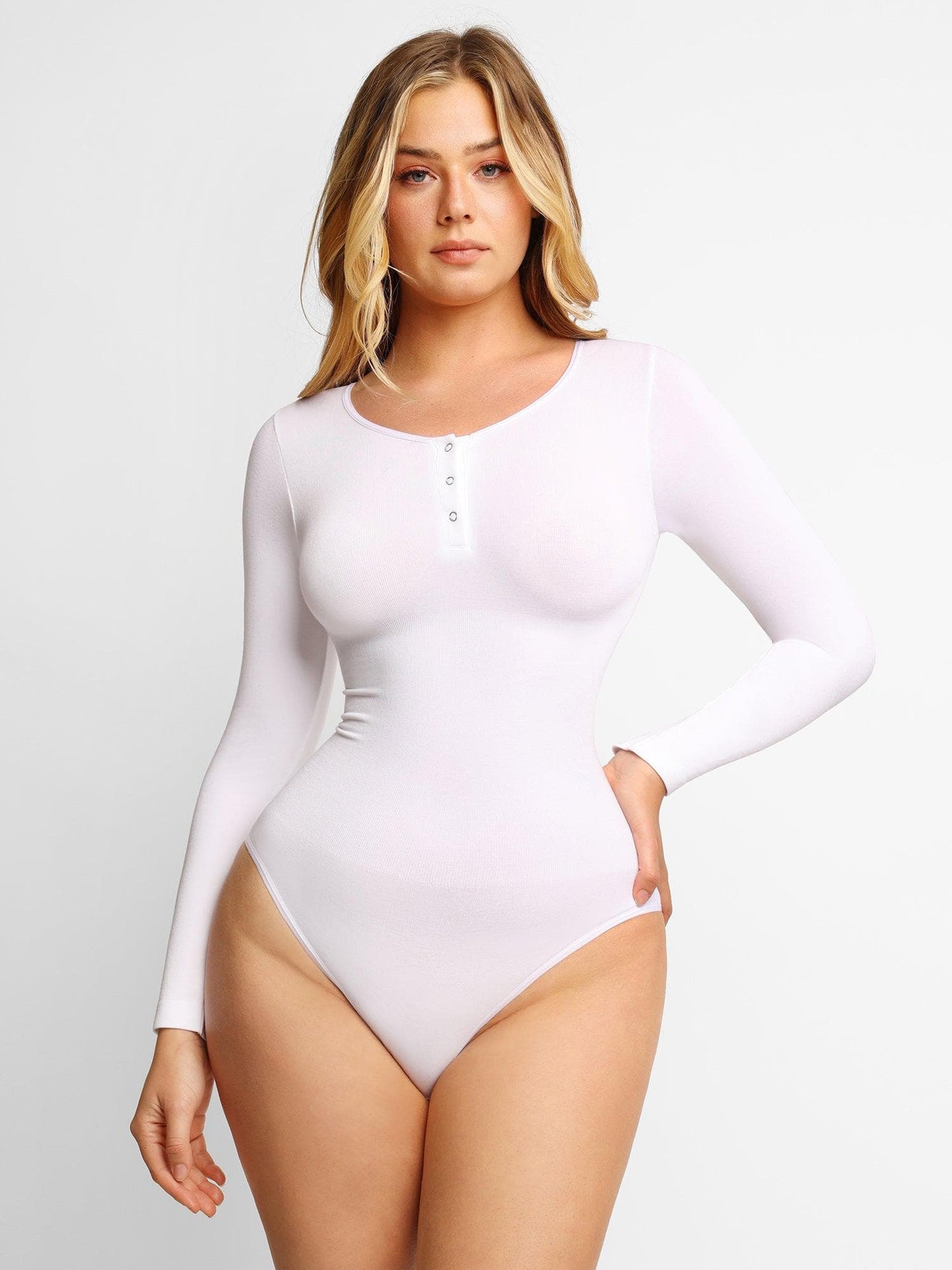 Body Zaprada à manches longues en modal sans coutures Shapewear