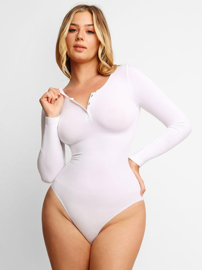 Body Zaprada à manches longues en modal sans coutures Shapewear